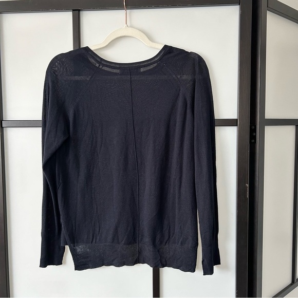 [XS/S] Zara Knit Women’s Lightweight Super Soft Black Long Sleeve Sweater - Picture 6 of 9
